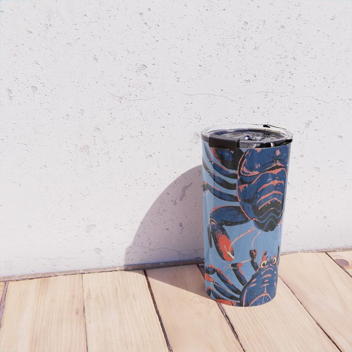 Oceanic Life - Lobster Travel Mug Gallery Image 4