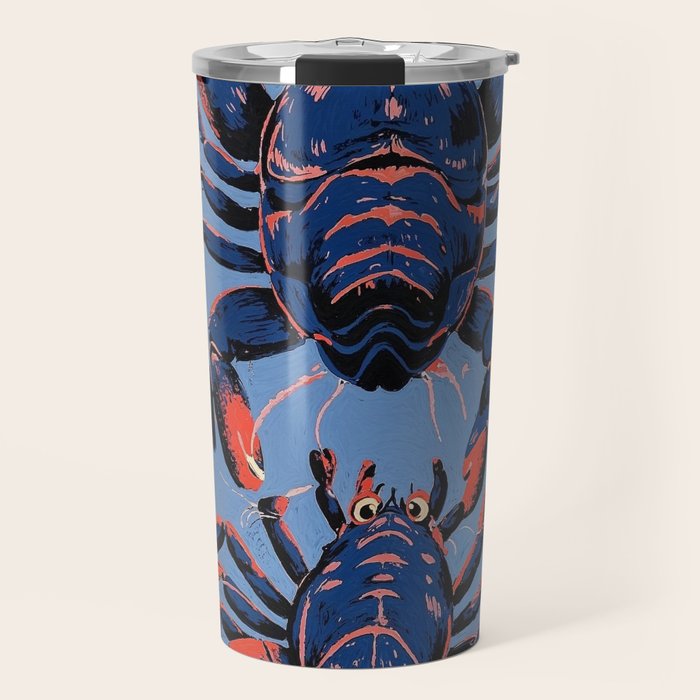 Oceanic Life - Lobster Travel Mug Gallery Image 1