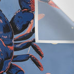 Oceanic Life - Lobster Wall Tapestry Gallery Image 3