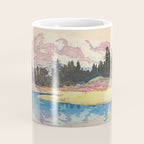 Mount Rainier Vintage Beautiful Japanese Woodblock Print Hiroshi Yoshida Coffee Mug Gallery Image 4