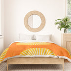 Earth Mod Abstract Sun Orange Duvet Cover Gallery Image 3