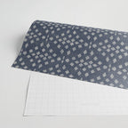 Vintage Patterned Blue Wrapping Paper Gallery Image 2