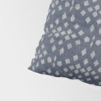 Vintage Patterned Blue Pillow Sham Gallery Image 4