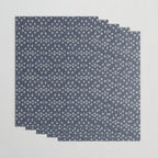 Vintage Patterned Blue Wrapping Paper Gallery Image 3