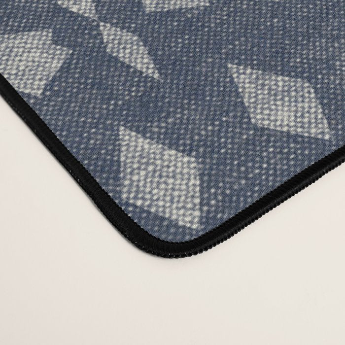 Vintage Patterned Blue Desk Mat Gallery Image 4