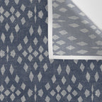 Vintage Patterned Blue Wall Tapestry Gallery Image 3