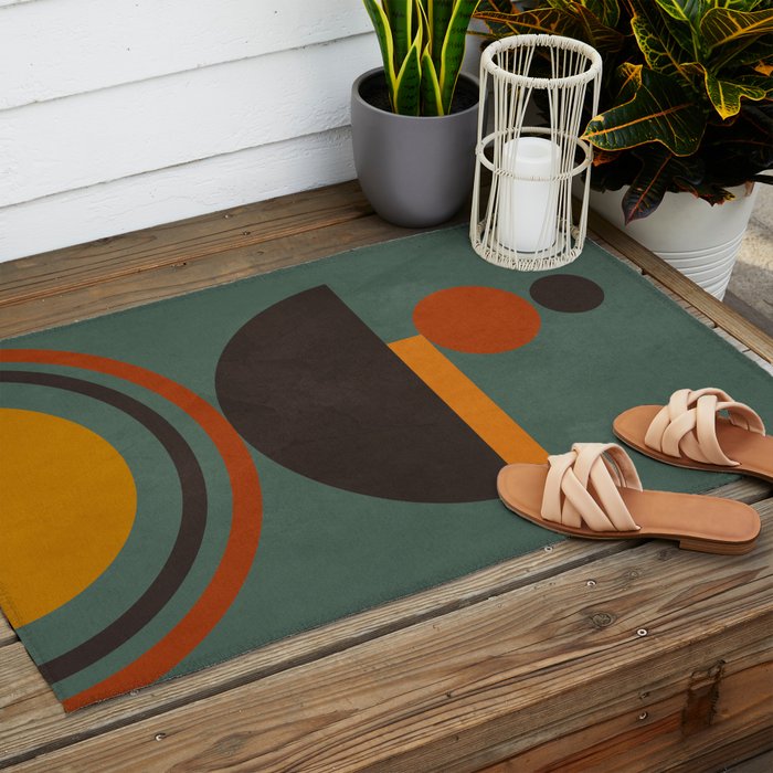 Abstract Art 19/2 Outdoor Rug Gallery Image 2