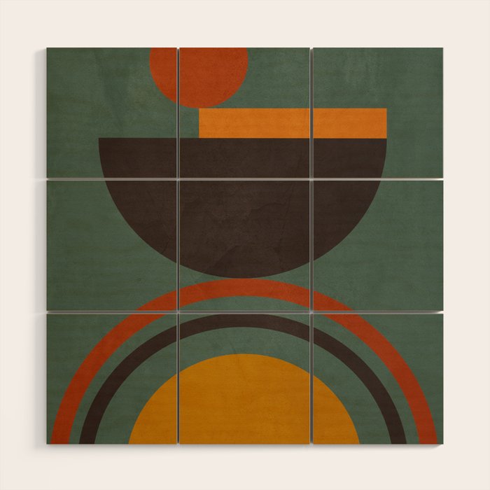 Abstract Art 19/2 Wood Wall Art Gallery Image 1