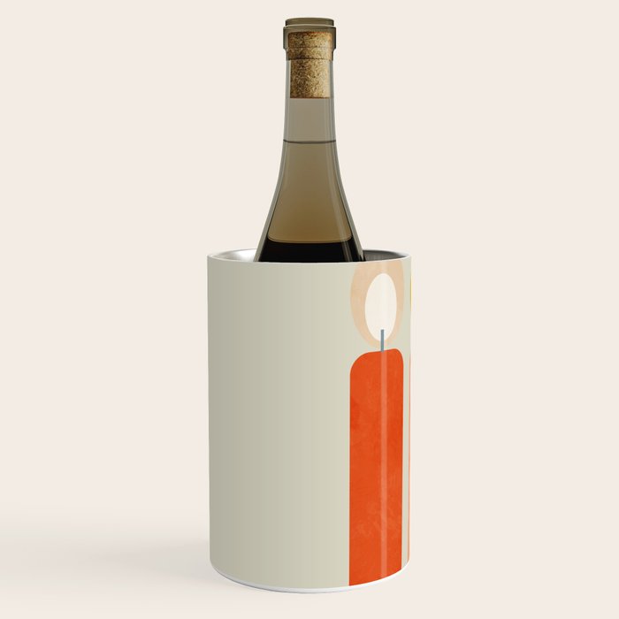 mid century xmas contemporary candle Wine Chiller Gallery Image 2