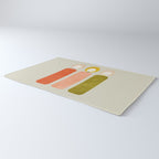 mid century xmas contemporary candle Rug Gallery Image 3