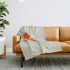 mid century xmas contemporary candle Throw Blanket Gallery Image 1