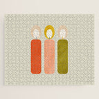 mid century xmas contemporary candle Jigsaw Puzzle Gallery Image 1