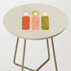 mid century xmas contemporary candle Side Table Gallery Image 2