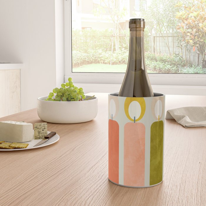 mid century xmas contemporary candle Wine Chiller Gallery Image 4