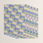 Cuboid Geometric Abstract Shapes Pattern XVI Wrapping Paper Gallery Image 3