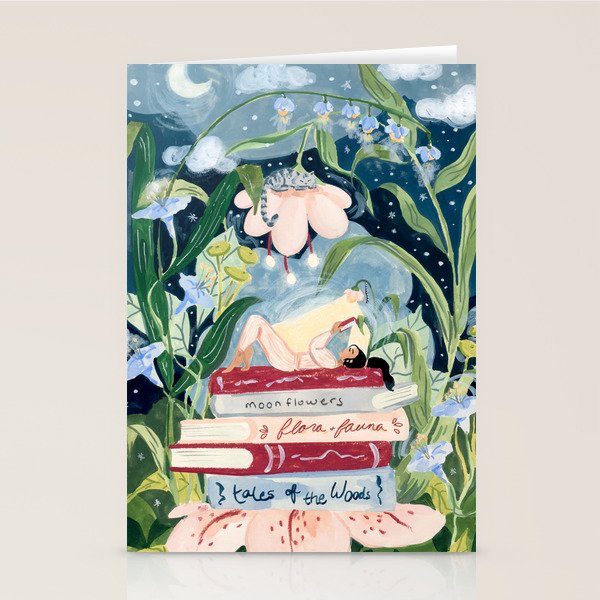 Night Reading Stationery Card Gallery Image 2