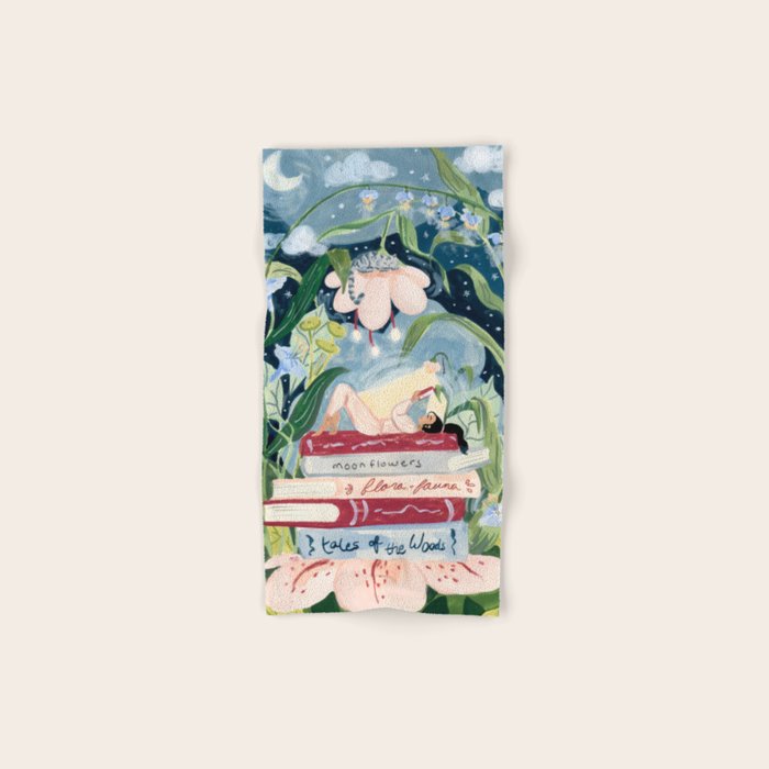 Night Reading Bath Towel Gallery Image 1