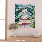 Night Reading Wall Tapestry Gallery Image 2