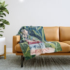 Night Reading Throw Blanket Gallery Image 1