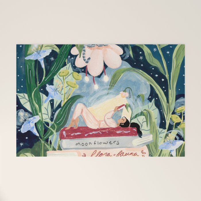 Night Reading Welcome Mat Gallery Image 1