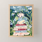 Night Reading Mini Art Print Gallery Image 1