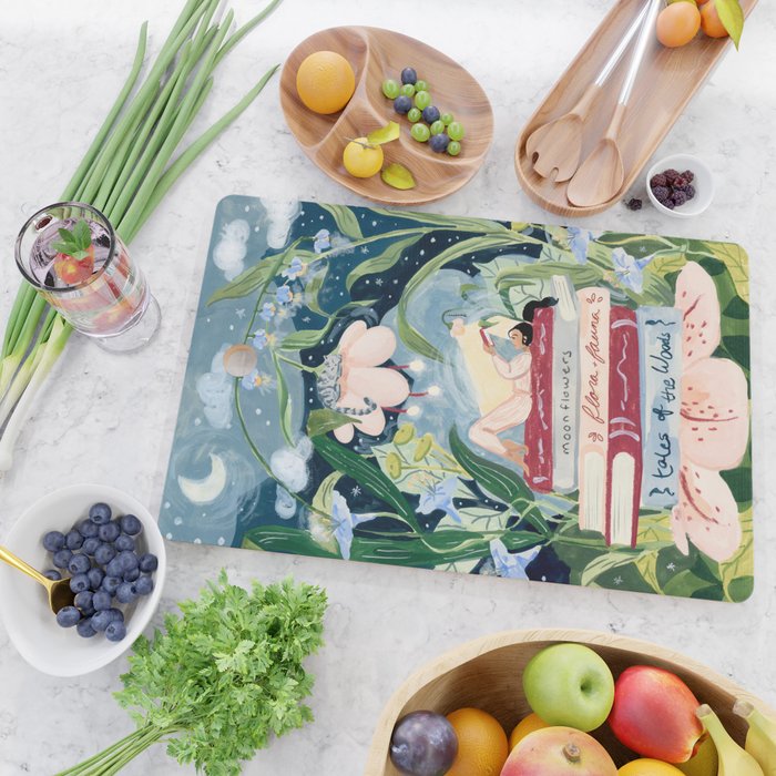 Night Reading Cutting Board Gallery Image 2