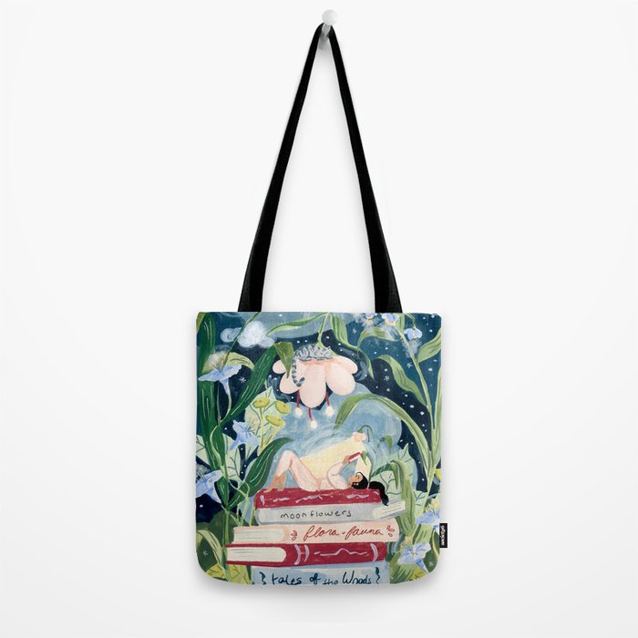 Night Reading Tote Bag Gallery Image 2