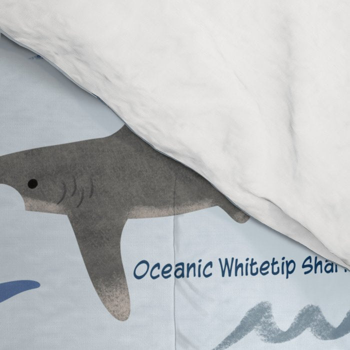 Shark Species Identification Chart Comforter Gallery Image 4