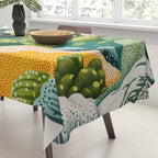 Japanese Painting Maximalist Art Outdoor Poster Sage Green Polkadot Pattern Botanical Wall Art Tablecloth Gallery Image 3