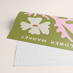 Wasabi & Cupid: Les Fleurs | Flower Market Color Series 10 Wrapping Paper Gallery Image 2