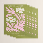 Wasabi & Cupid: Les Fleurs | Flower Market Color Series 10 Wrapping Paper Gallery Image 3