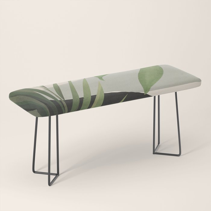 Abstract Art Tropical Leaves 46 Bench Gallery Image 1