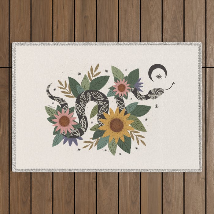  Year of the Snake - 2025 Calendar - Light Outdoor Rug Gallery Image 1