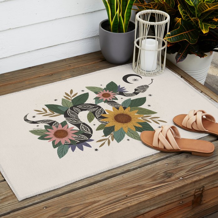  Year of the Snake - 2025 Calendar - Light Outdoor Rug Gallery Image 2