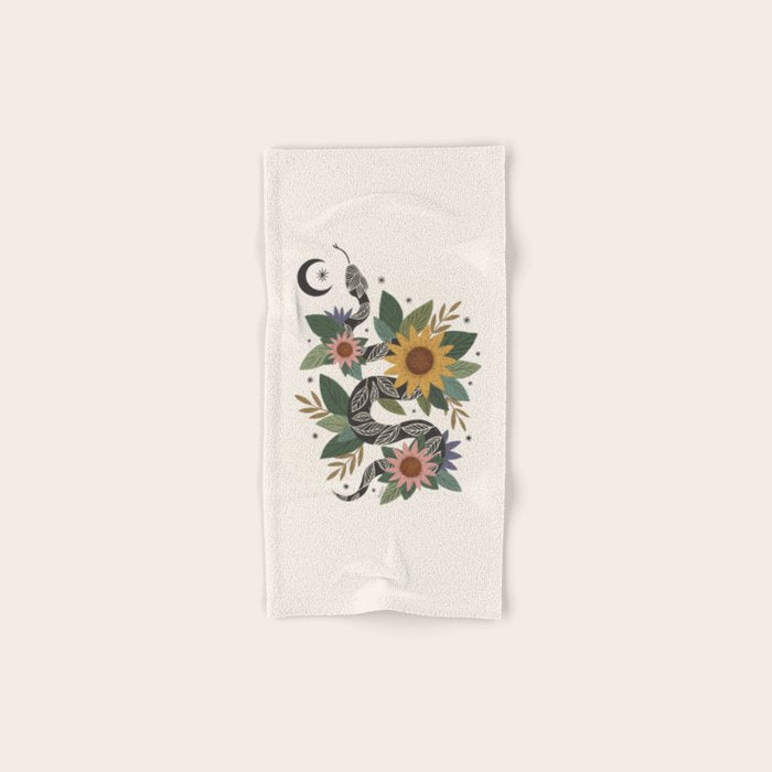  Year of the Snake - 2025 Calendar - Light Bath Towel Gallery Image 1
