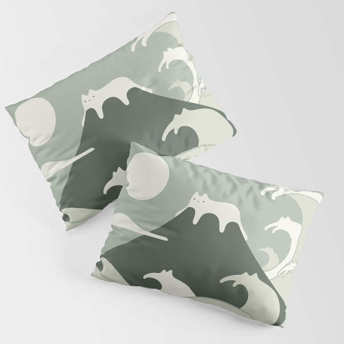 Cat Landscape 108 Pillow Sham Gallery Image 3