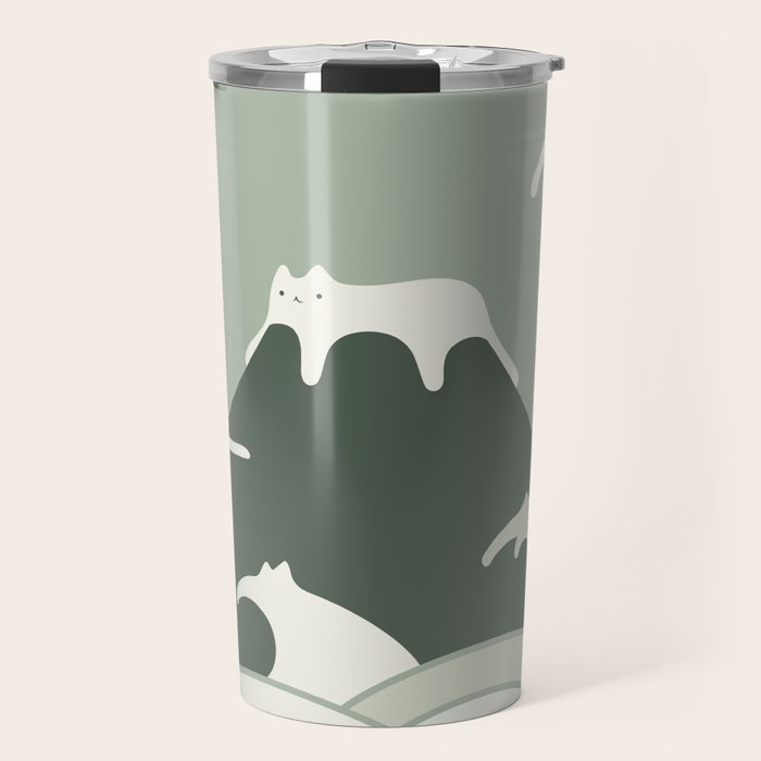 Cat Landscape 108 Travel Mug Gallery Image 1