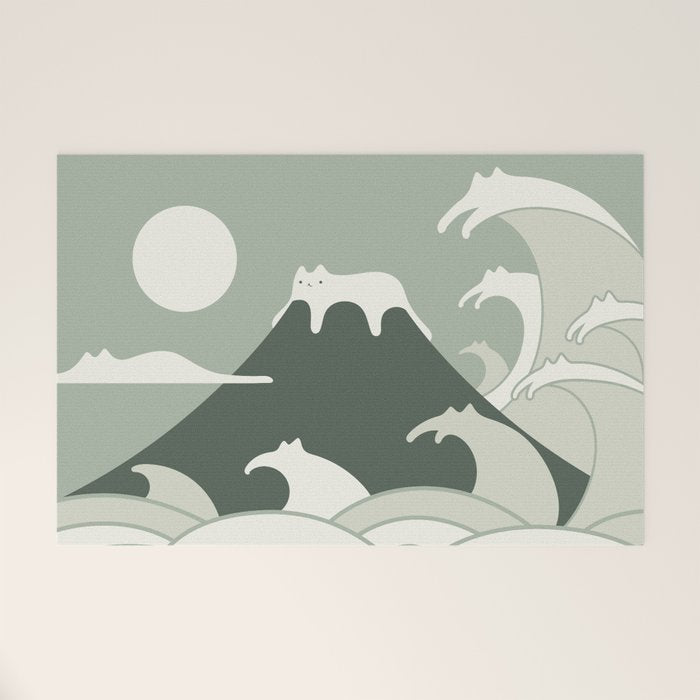 Cat Landscape 108 Welcome Mat Gallery Image 1