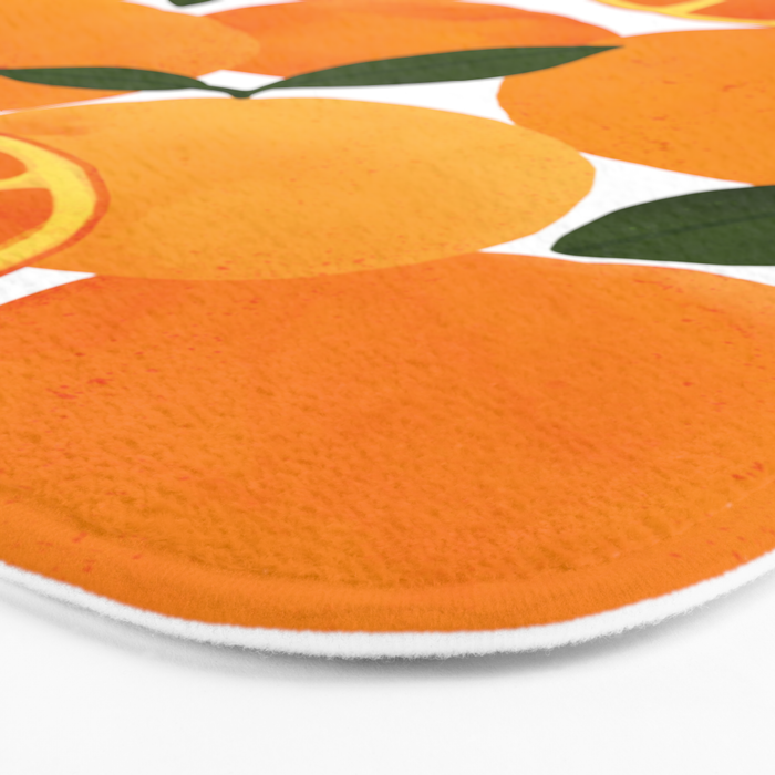 mediterranean oranges still life  Bath Mat Gallery Image 3