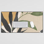 Abstract Art Tropical Leaves 74 Desk Mat Gallery Image 1
