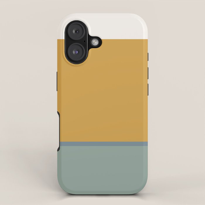 Contemporary Color Block XXVIII iPhone Case Gallery Image 1
