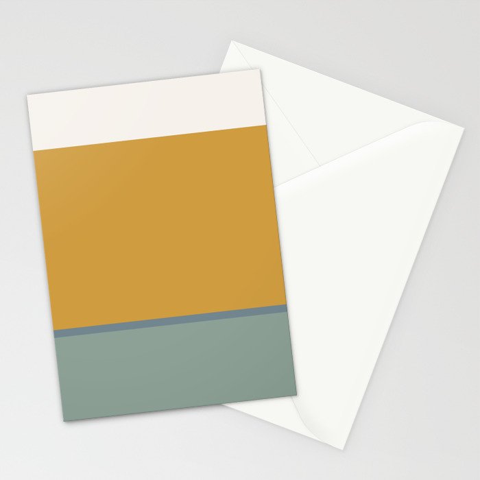 Contemporary Color Block XXVIII Stationery Card Gallery Image 2
