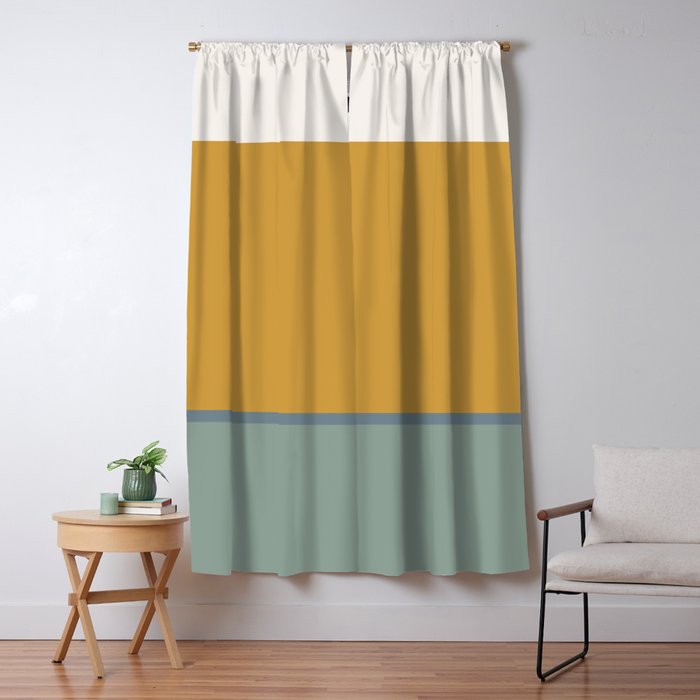 Contemporary Color Block XXVIII Window Curtain Gallery Image 5
