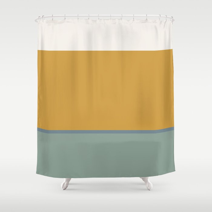 Contemporary Color Block XXVIII Shower Curtain Gallery Image 1