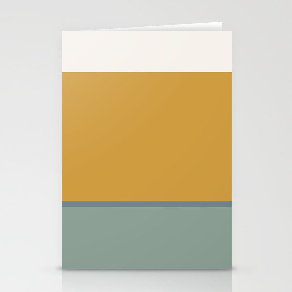 Contemporary Color Block XXVIII Stationery Card Gallery Image 1