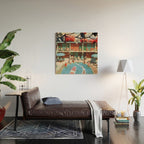 Hotel Koi Wood Wall Art Gallery Image 2