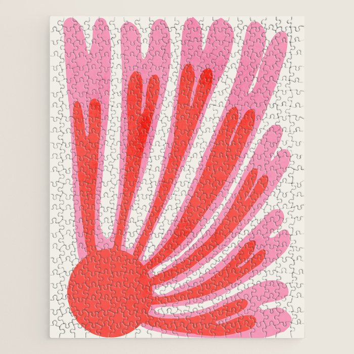 Tart & Amaranth: Wild Flower | Matisse Foliage Paper Cutouts Jigsaw Puzzle Gallery Image 1