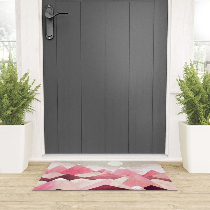 Blush Berry Peaks Welcome Mat Gallery Image 3