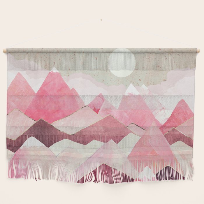 Blush Berry Peaks Wall Hanging Gallery Image 1