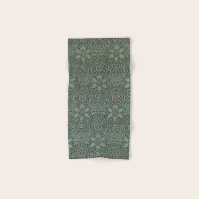Ispahan by William Morris 1888 Antique Vintage Victorian Jugendstil Art Nouveau Retro Pattern Bath Towel Gallery Image 1